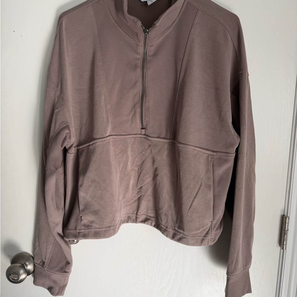 Athleta Women's Crew Neck Sweater - Taupe
